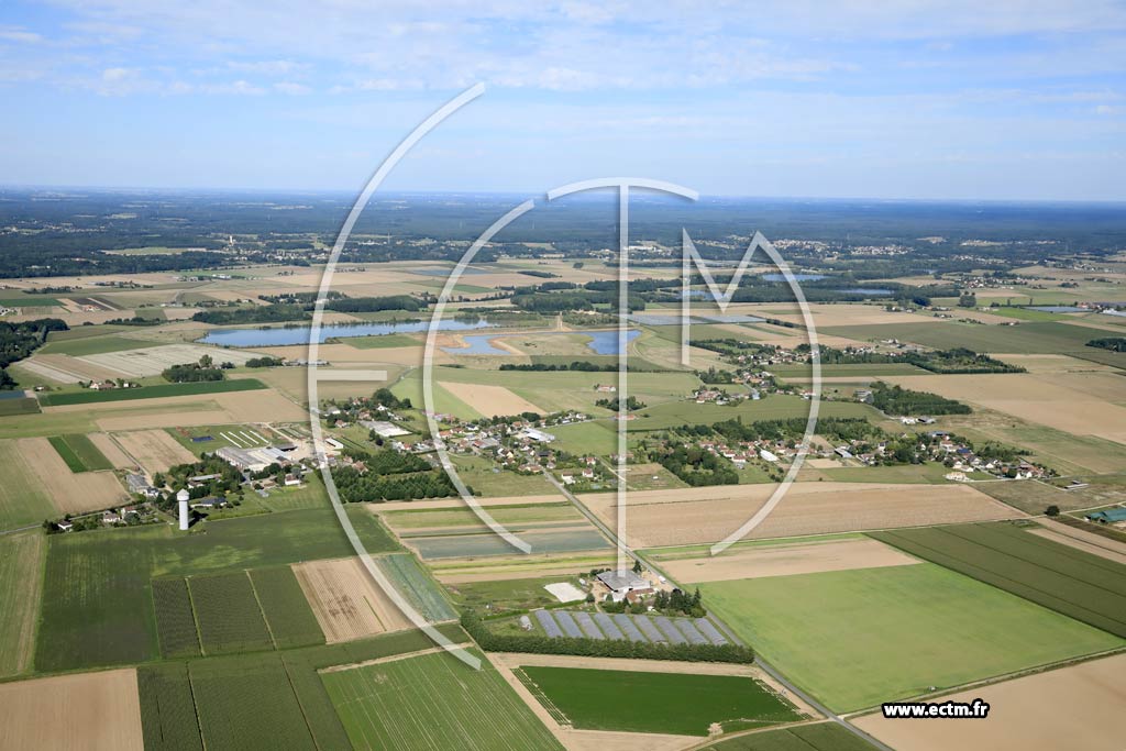 Photo arienne de Saint-Benot-sur-Loire (Est)