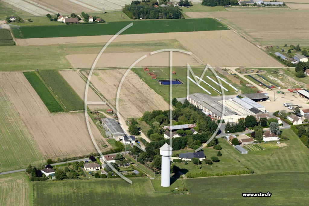 Photo arienne de Saint-Benot-sur-Loire (Est)