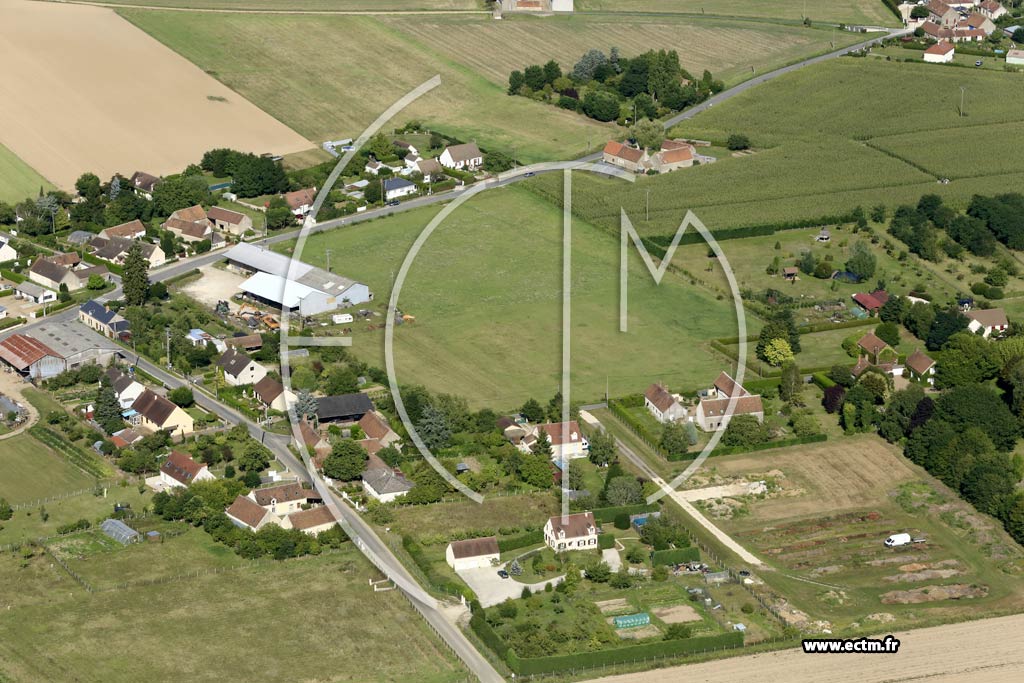 Photo arienne de Saint-Benot-sur-Loire (Est)