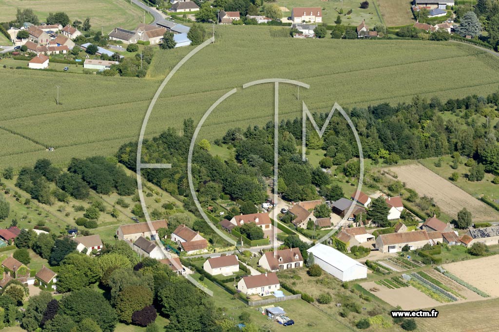Photo arienne de Saint-Benot-sur-Loire (Est)