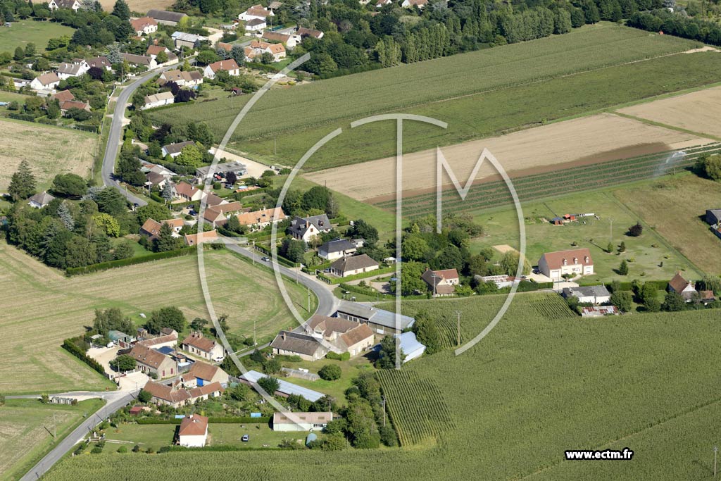 Photo arienne de Saint-Benot-sur-Loire (Est)