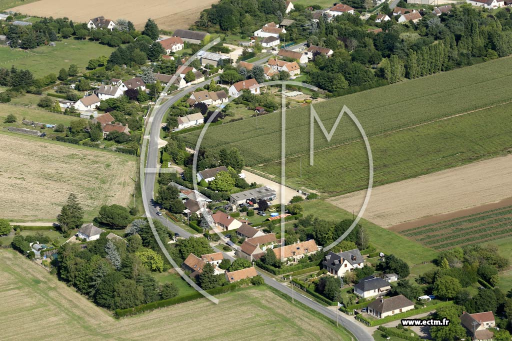 Photo arienne de Saint-Benot-sur-Loire (Est)