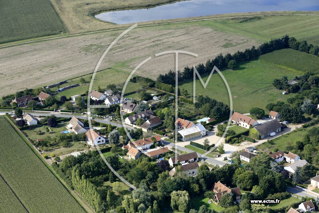 Photo arienne de Saint-Benot-sur-Loire (Est)
