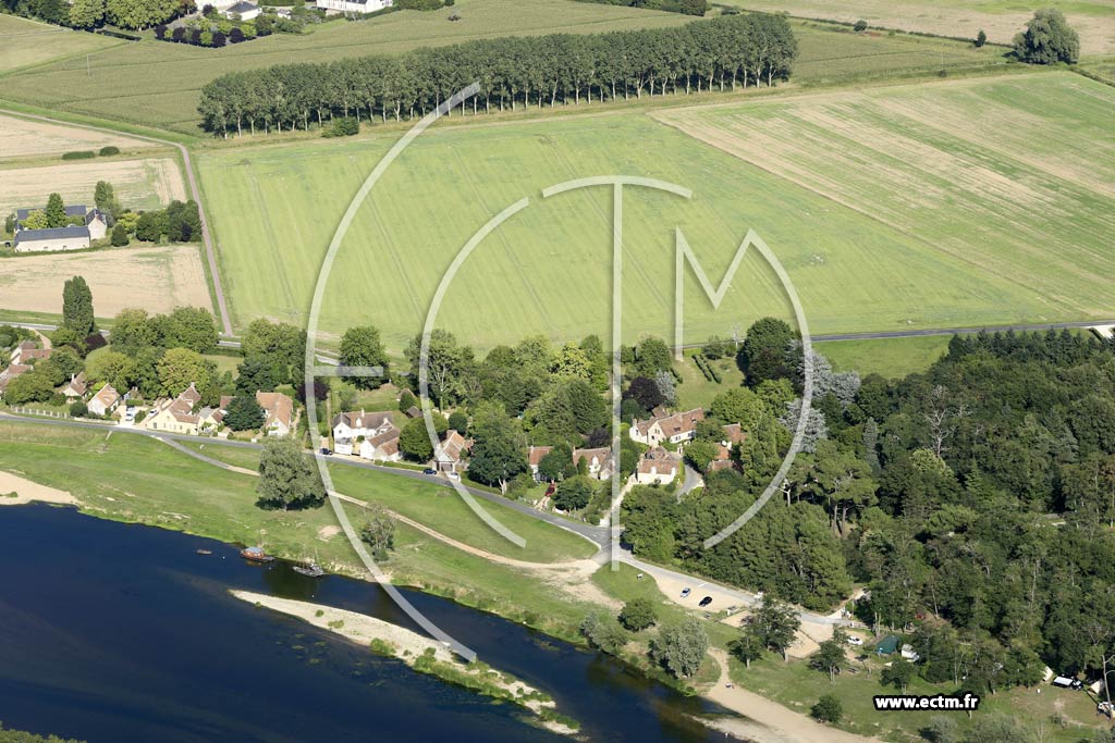Photo arienne de Saint-Benot-sur-Loire (le Port)