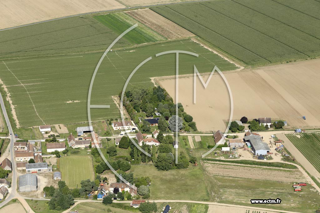 Photo arienne de Saint-Benot-sur-Loire (les Braudins)