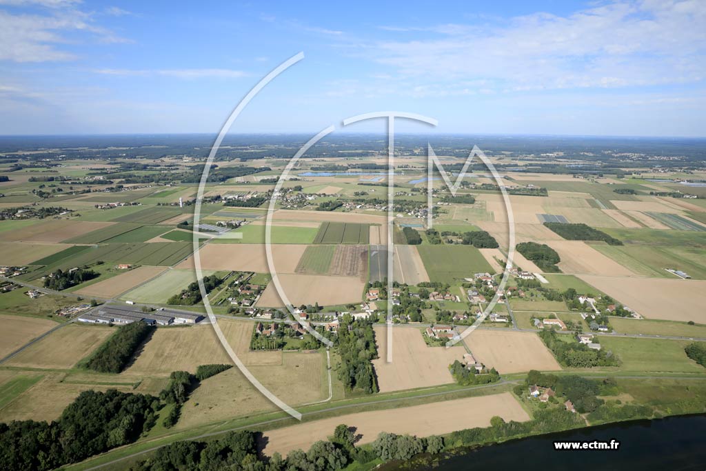 Photo arienne de Saint-Benot-sur-Loire (les Places)
