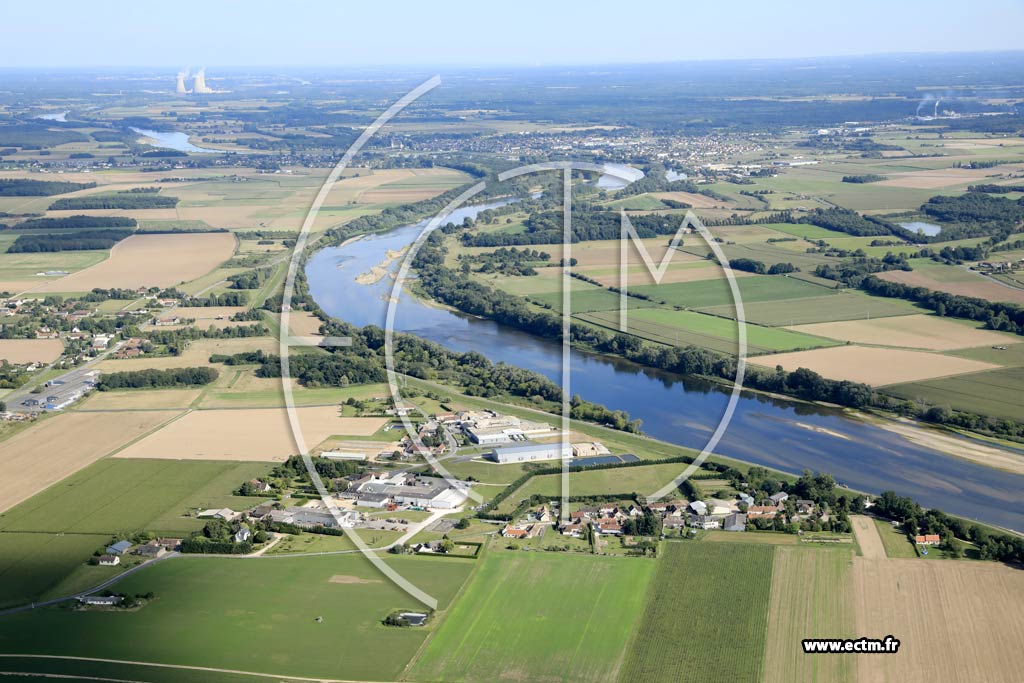 Photo arienne de Saint-Benot-sur-Loire (les Prouteaux - le Bout de la Rue)