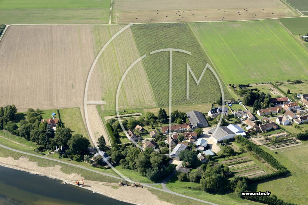 Photo arienne de Saint-Benot-sur-Loire (les Prouteaux)