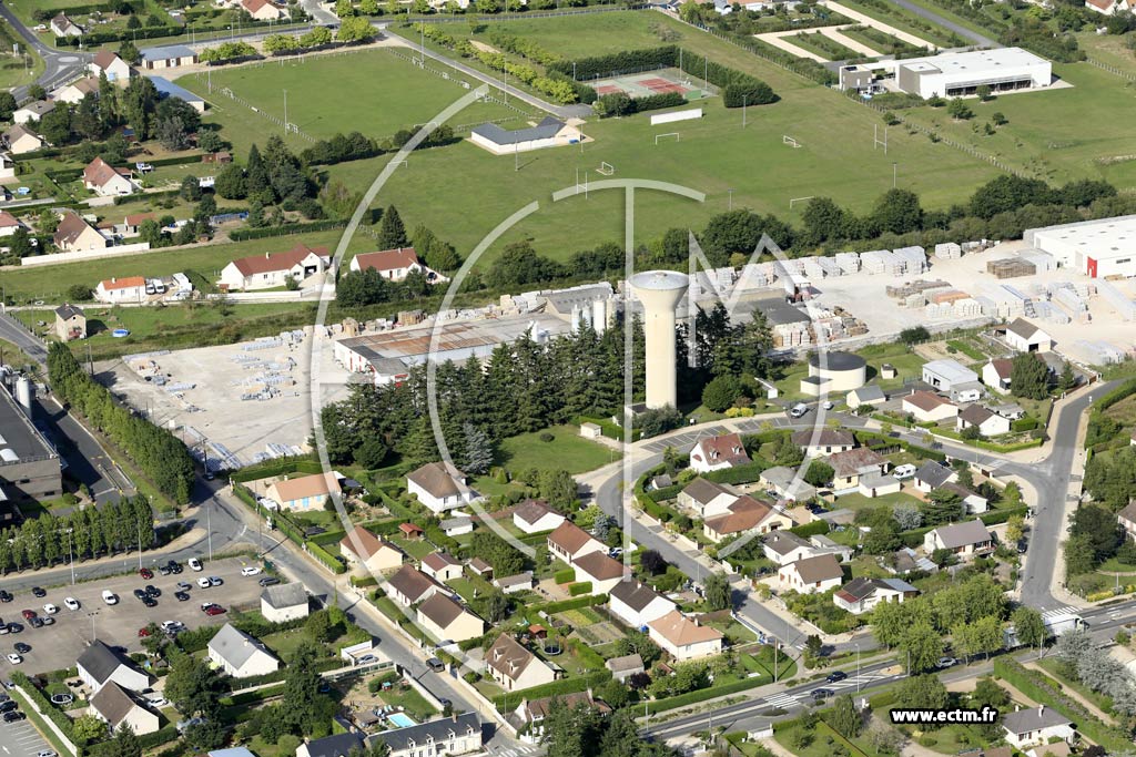 Photo arienne de Saint-Martin-d'Abbat
