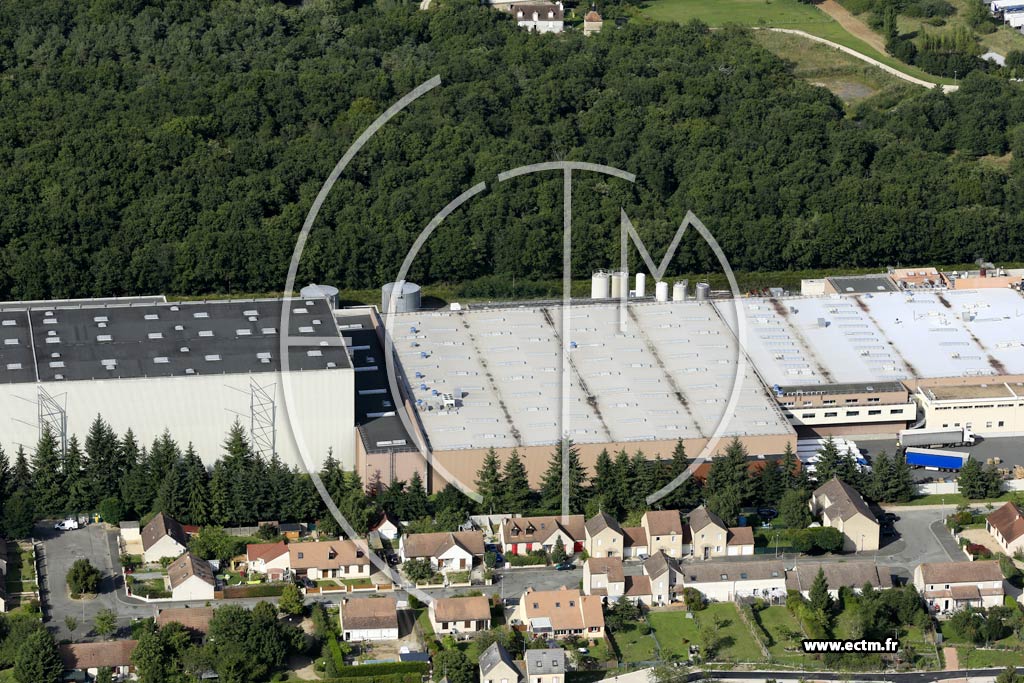 Photo arienne de Saint-Martin-d'Abbat (Centre)