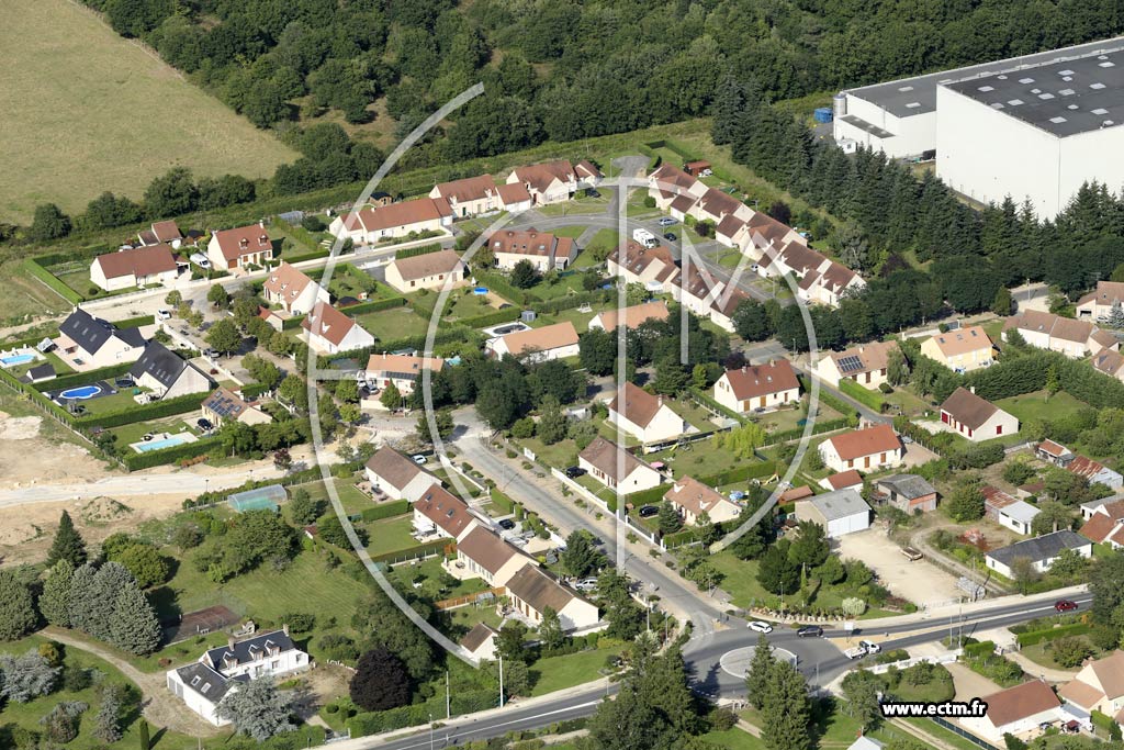 Photo arienne de Saint-Martin-d'Abbat (Centre)