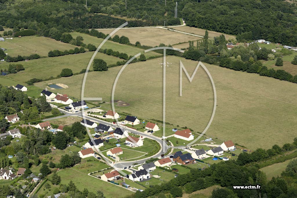 Photo arienne de Saint-Martin-d'Abbat (les Brosses)