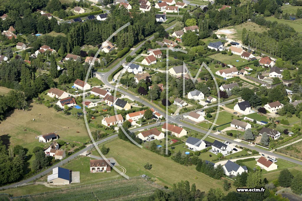 Photo arienne de Saint-Martin-d'Abbat (les Brosses)