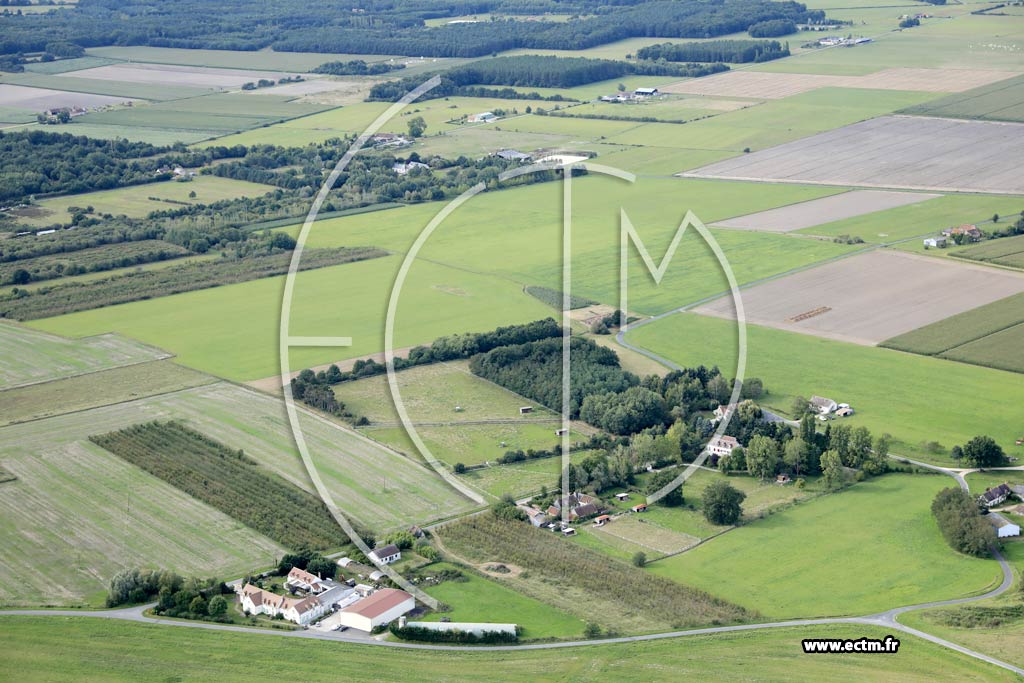 Photo arienne de Saint-Martin-d'Abbat (les Quatre Vents - les Clos)
