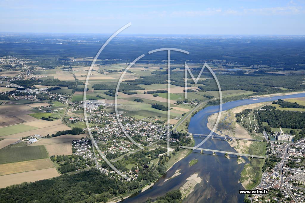 Photo arienne de Saint-Pre-sur-Loire