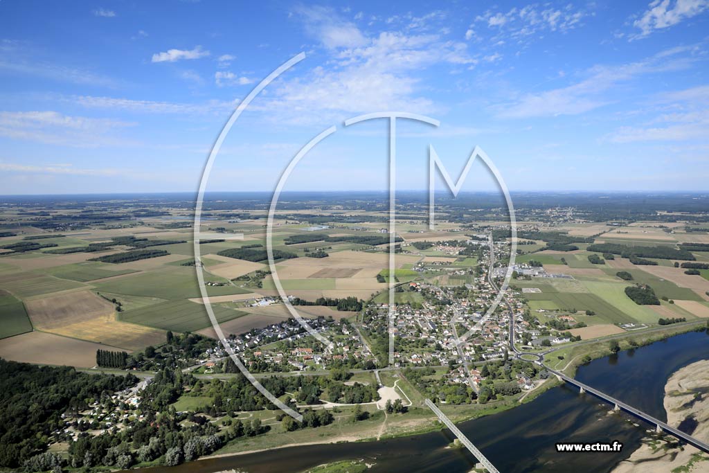 Photo arienne de Saint-Pre-sur-Loire