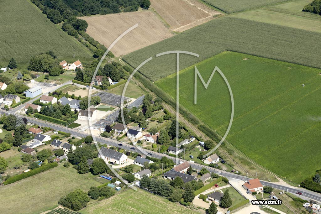 Photo arienne de Saint-Pre-sur-Loire