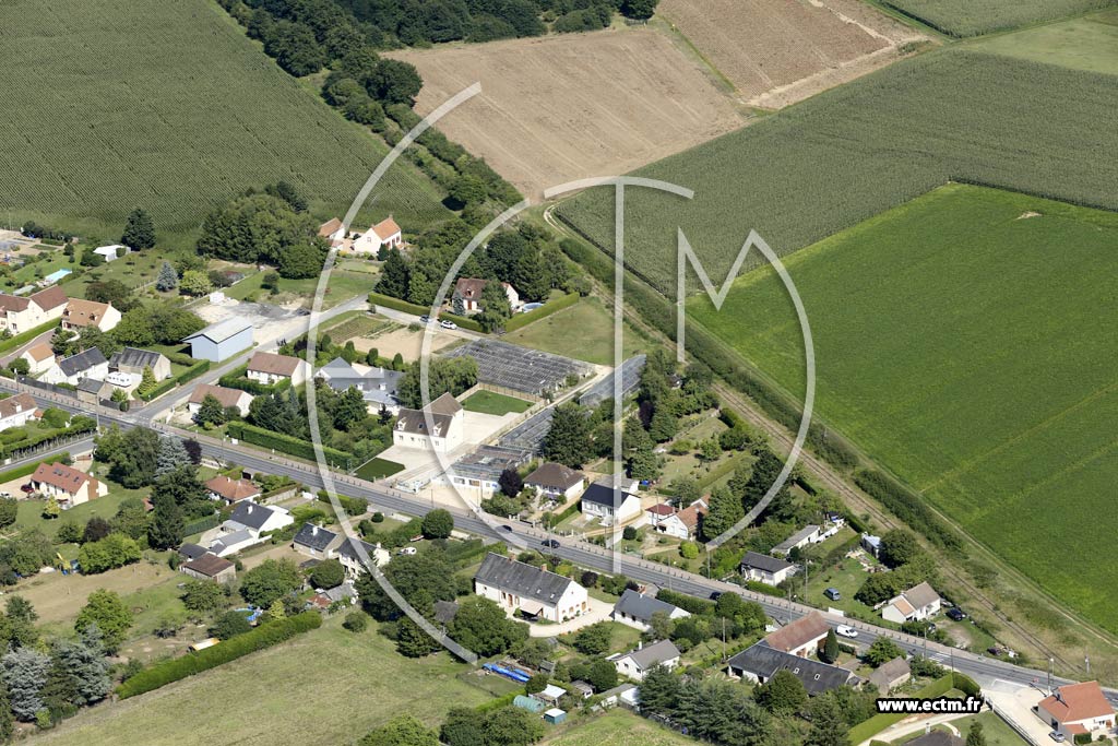 Photo arienne de Saint-Pre-sur-Loire