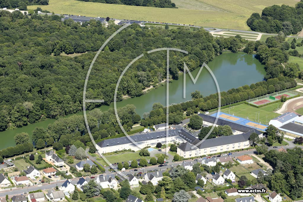 Photo arienne de Sully-sur-Loire (Est)