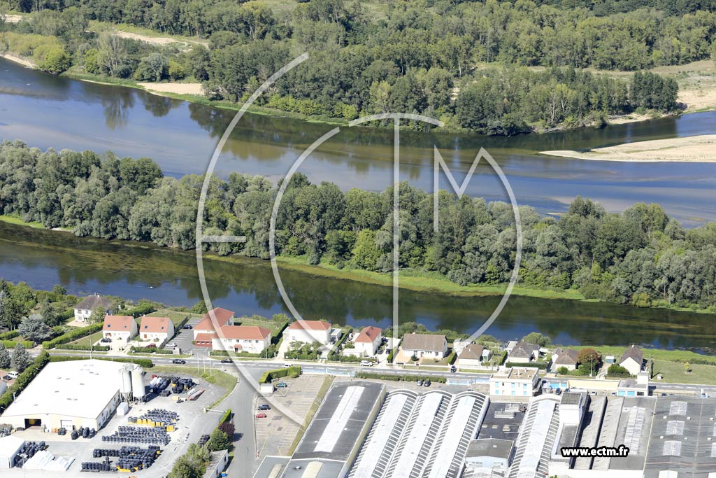 Photo arienne de Sully-sur-Loire (la Pellicule)