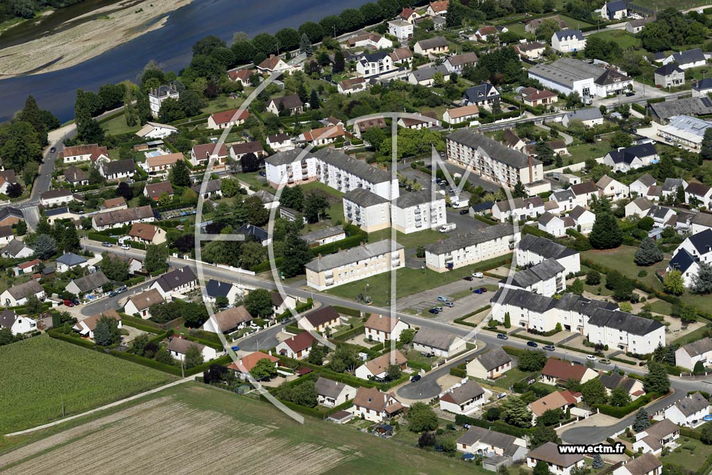 Photo arienne de Sully-sur-Loire (Ouest)