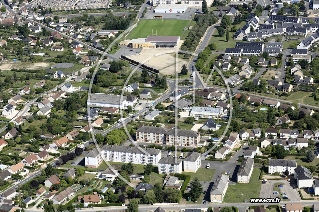 Photo arienne de Sully-sur-Loire (Ouest)