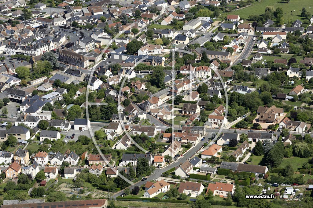 Photo arienne de Sully-sur-Loire (Sud)