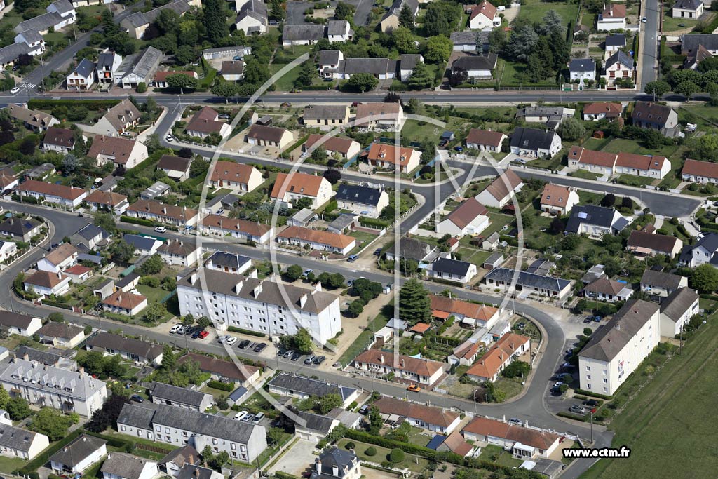 Photo arienne de Sully-sur-Loire (Sud)