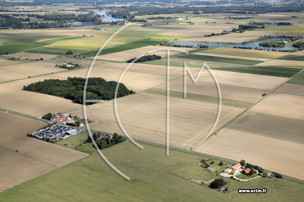 Photo arienne de Tigy (l'Ardoise - la Noue Saint-Aignan)