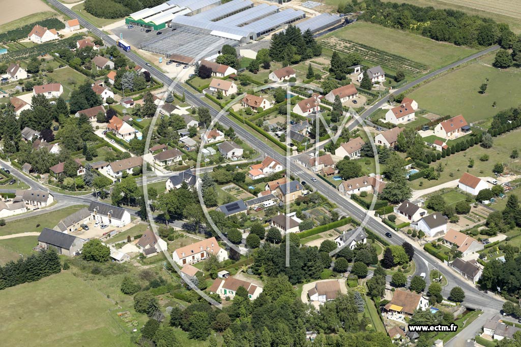 Photo arienne de Tigy (Nord)