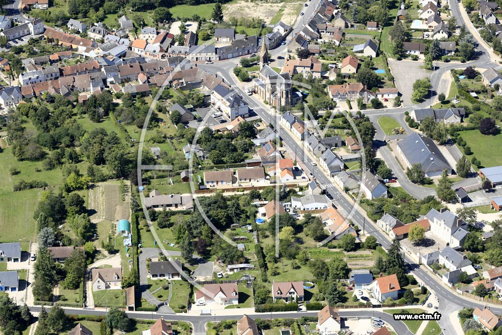 Photo arienne de Vienne-en-Val