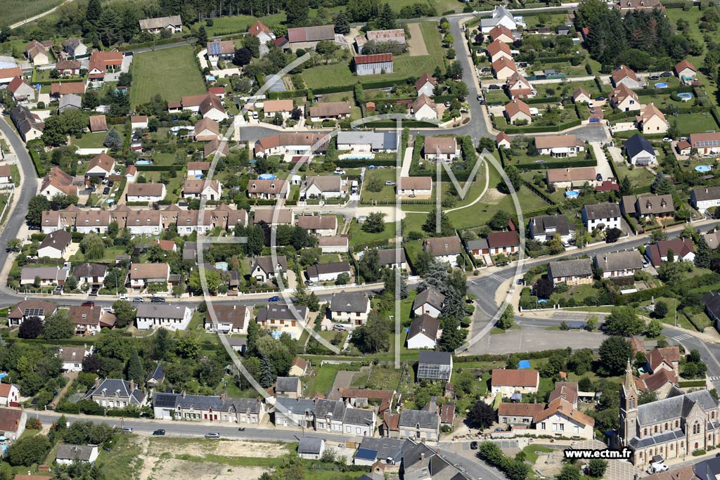 Photo arienne de Vienne-en-Val (Centre)