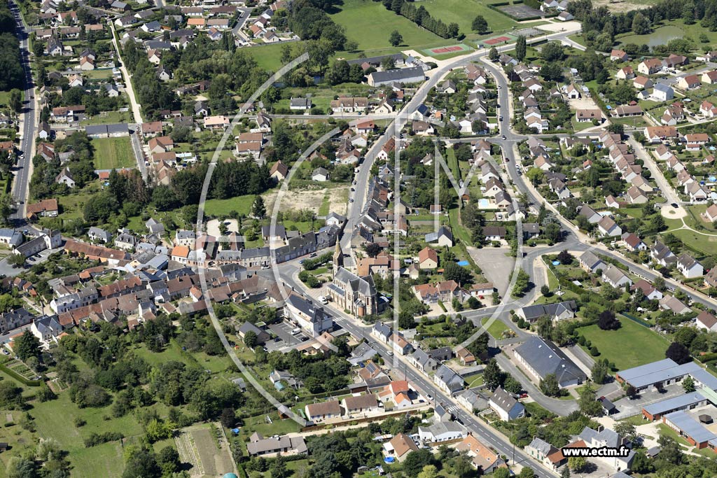 Photo arienne de Vienne-en-Val (Centre)