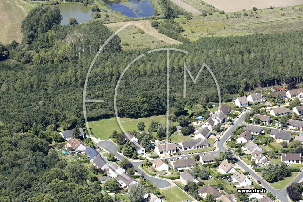 Photo arienne de Vienne-en-Val (les Marnes - la Maugerie)