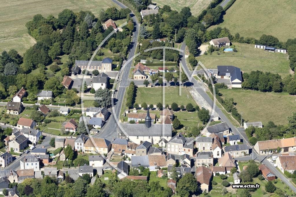 Photo arienne de Barlieu
