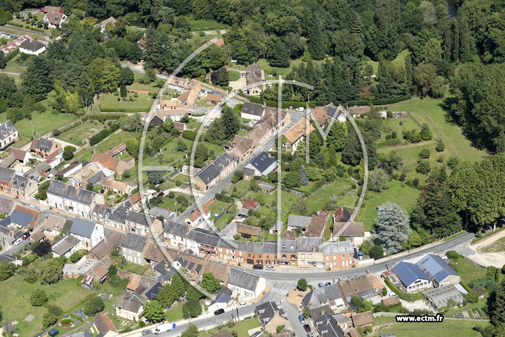 Photo arienne de Brinon-sur-Sauldre (Centre)