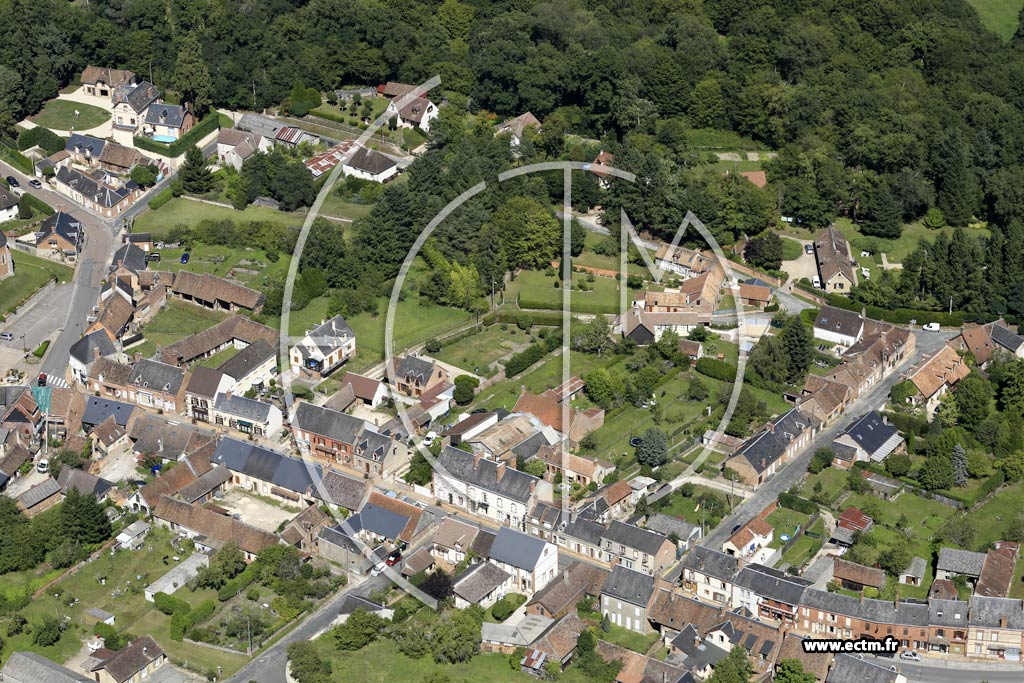 Photo arienne de Brinon-sur-Sauldre (Centre)