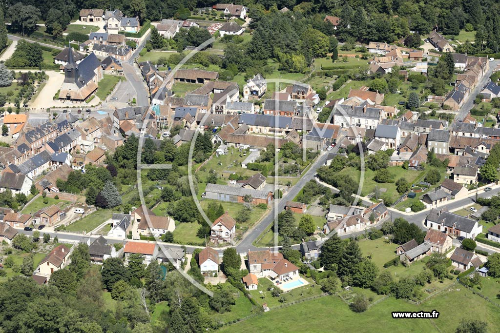 Photo arienne de Brinon-sur-Sauldre (Centre)