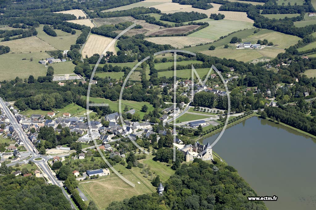Photo arienne de La Chapelle-d'Angillon