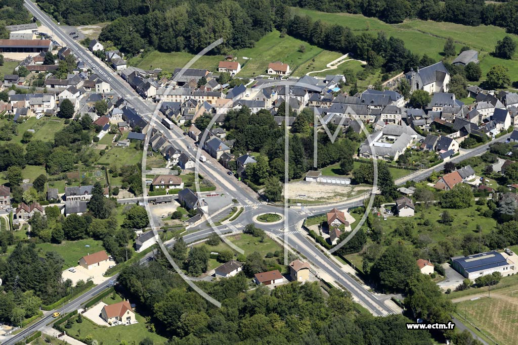 Photo arienne de La Chapelle-d'Angillon