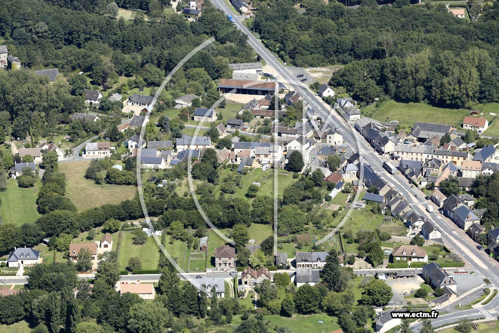 Photo arienne de La Chapelle-d'Angillon