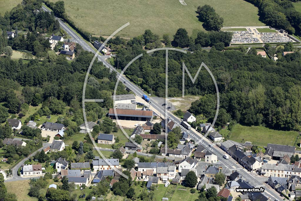 Photo arienne de La Chapelle-d'Angillon