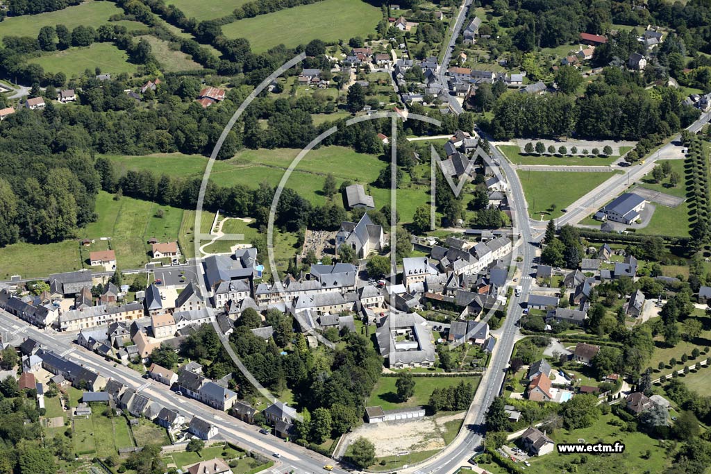 Photo arienne de La Chapelle-d'Angillon