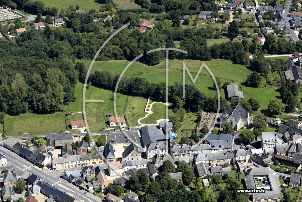 Photo arienne de La Chapelle-d'Angillon