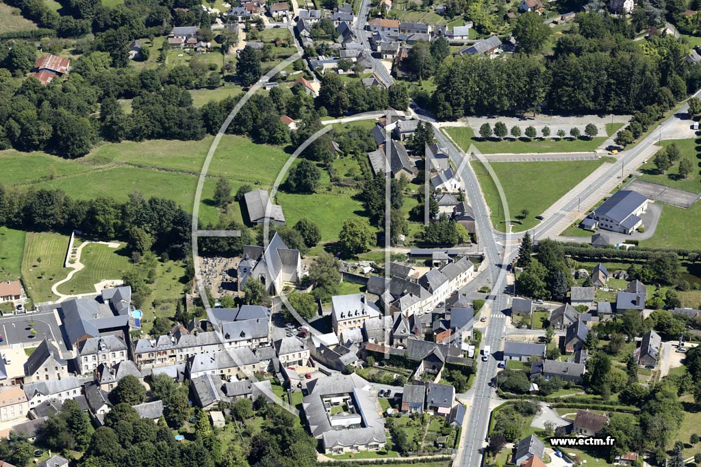 Photo arienne de La Chapelle-d'Angillon