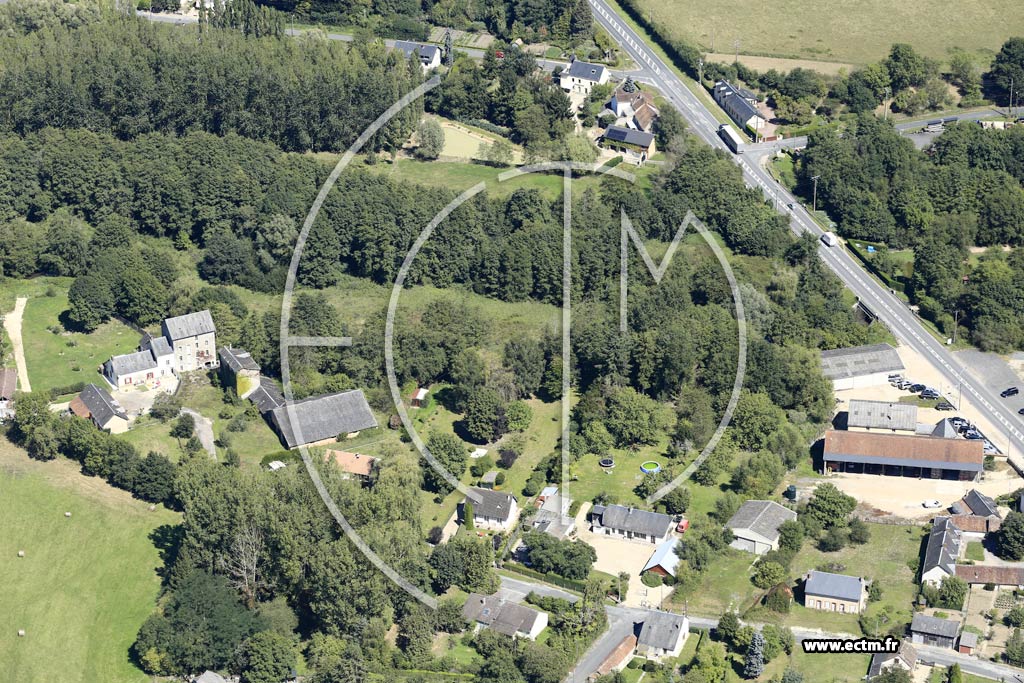 Photo arienne de La Chapelle-d'Angillon