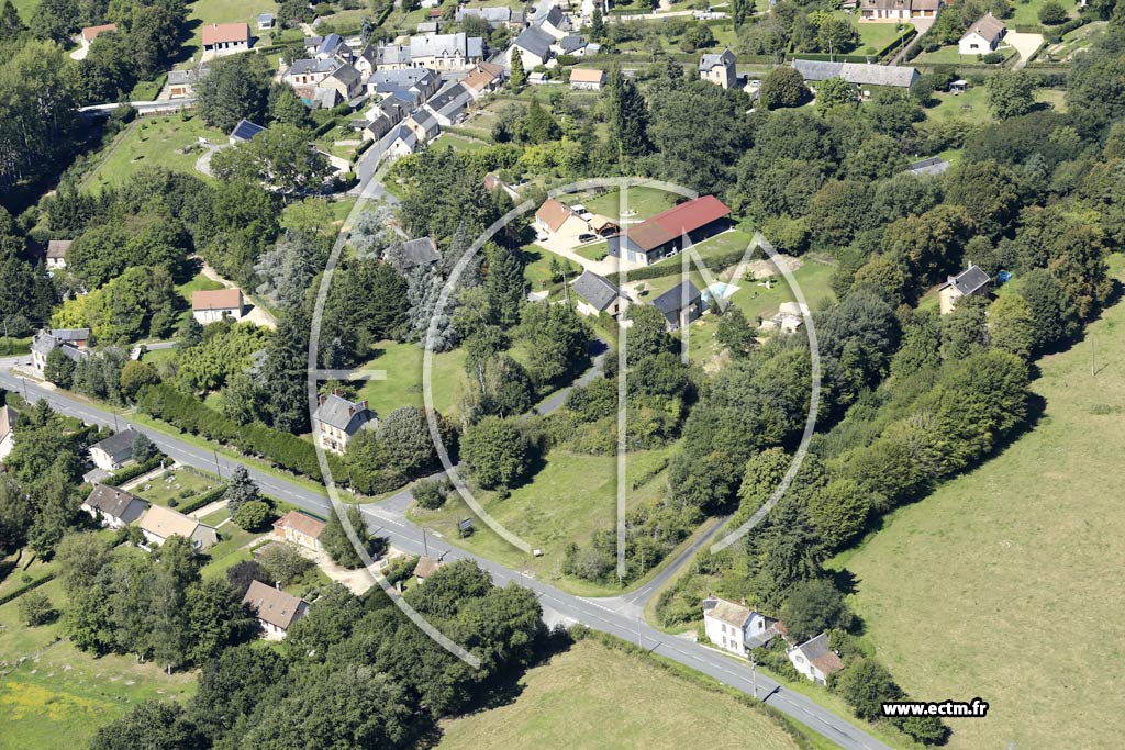 Photo arienne de La Chapelle-d'Angillon