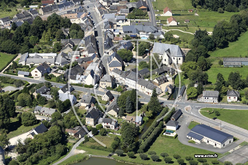 Photo arienne de La Chapelle-d'Angillon (Centre)
