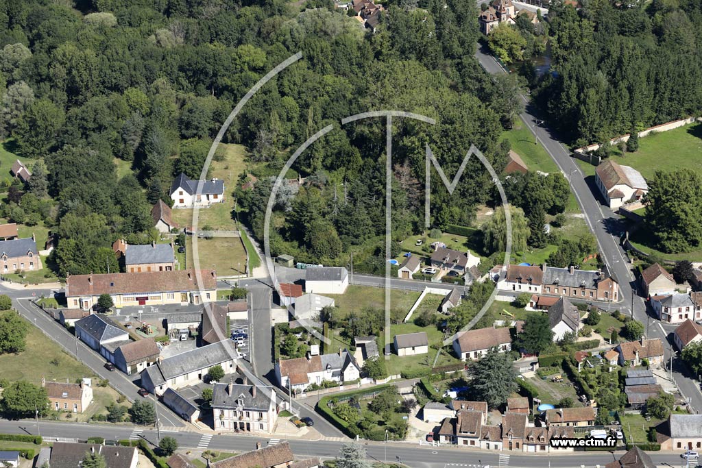 Photo arienne de La Fert-Imbault