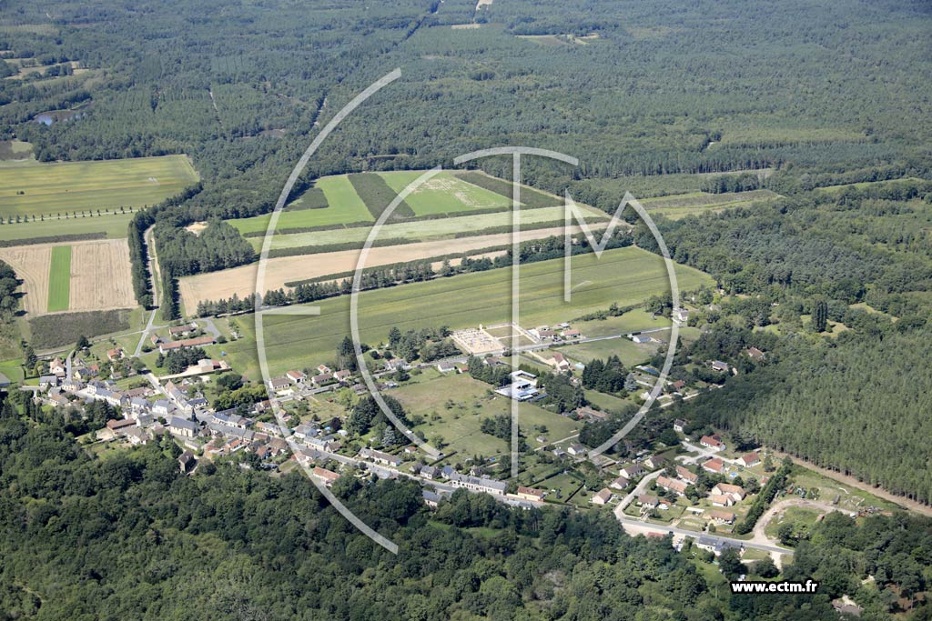 Photo arienne de Mntrol-sur-Sauldre